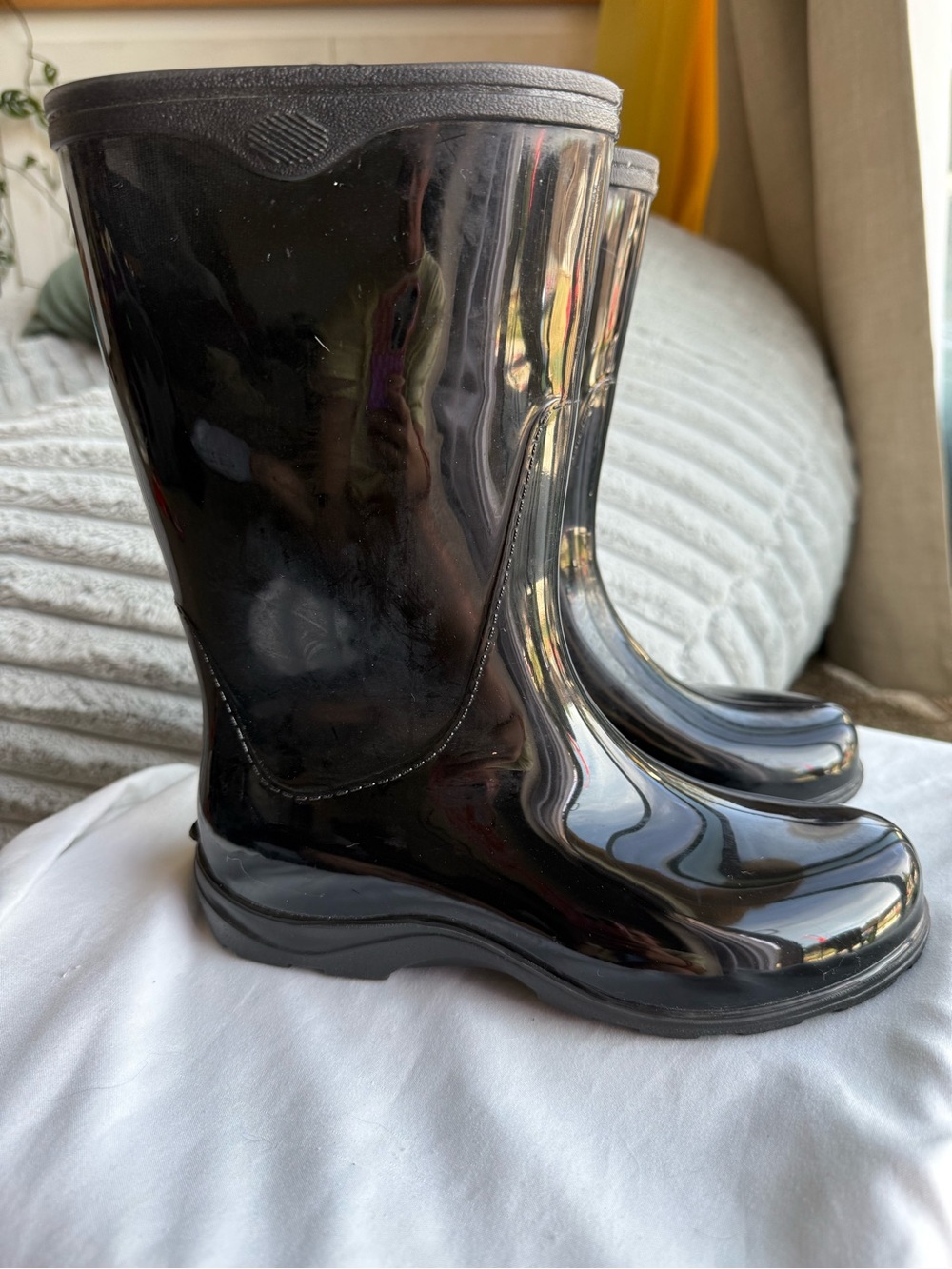 Sloggers Classic Black Women's Rain Garden Boots Size 6
